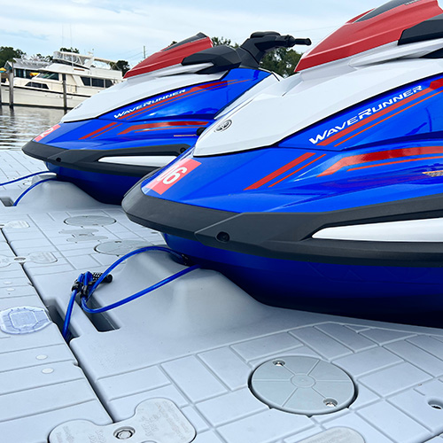 Snap Port drive-on jet ski dock sold by Florida Docks - in Florida 