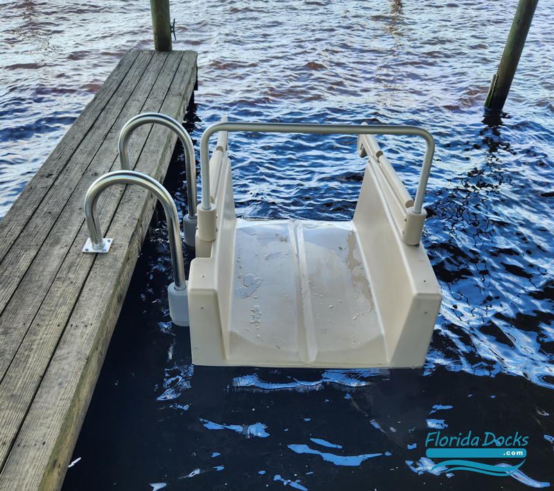 Kayak and Canoe Launch Docks in Cocoa Beach by Florida Docks | kayak canoe floating dock